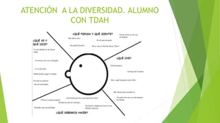 ATENCIÓN A LA DIVERSIDAD. ALUMNO
CON TDAH
 