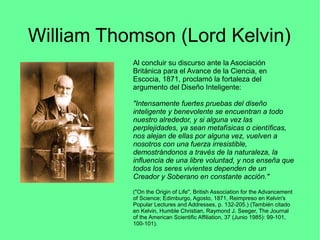 William Thomson (Lord Kelvin)
Al concluir su discurso ante la Asociación
Británica para el Avance de la Ciencia, en
Escoci...