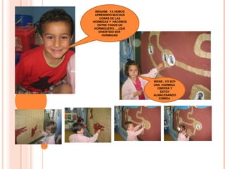 IRENE:. YO SOY
UNA HORMIGA
OBRERA Y
ESTOY
ALMACENANDO
COMIDA
IBRAHIM: YA HEMOS
APRENDIDO MUCHAS
COSAS DE LAS
HORMIGAS Y HACEMOS
ENTRE TODOS UN
HORMIGUERO…..¡QUE
DIVERTIDO SER
HORMIGAS!
 