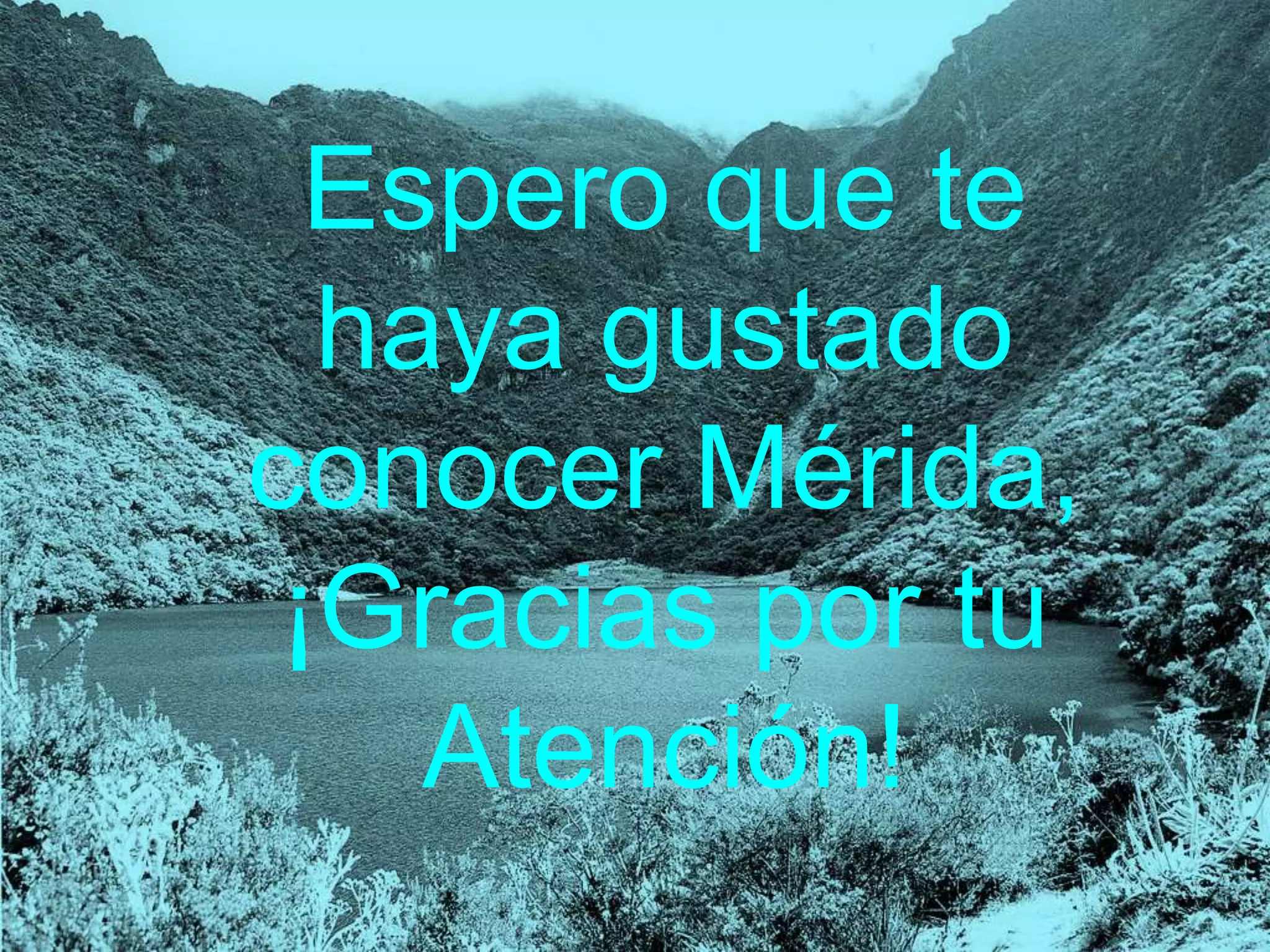 Espero que te
haya gustado
conocer Mérida,
¡Gracias por tu
Atención!