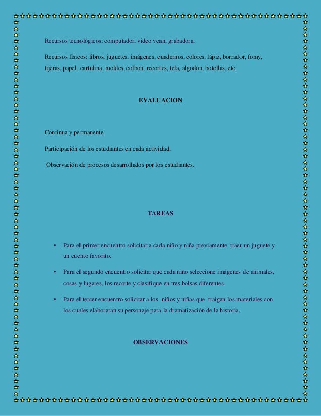 Proyecto de aula.