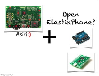 Open
ElastixPhone?

+
Monday, October 14, 13

 