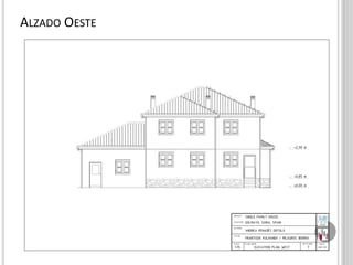 ALZADO OESTE
 