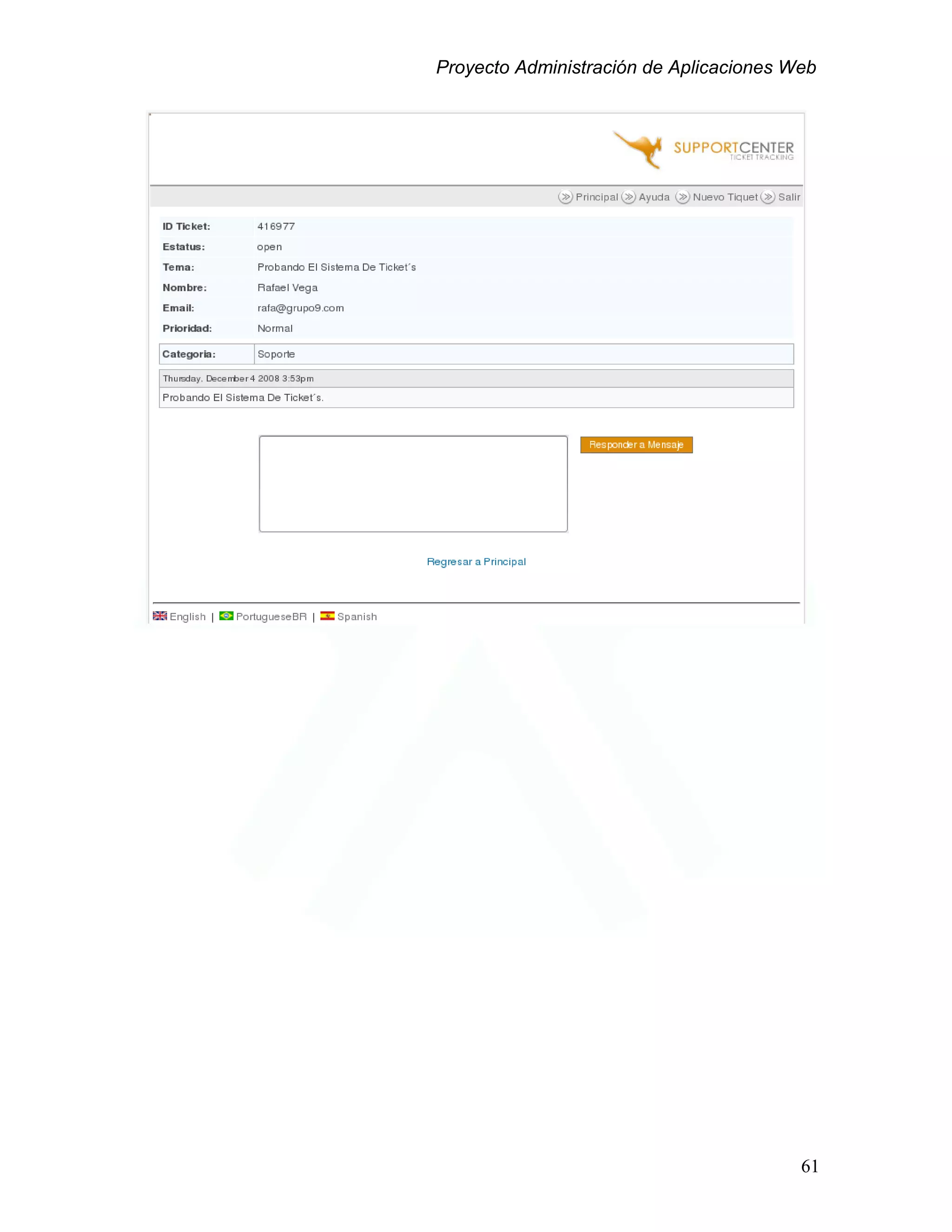 Proyecto Administración de Aplicaciones Web
61
 