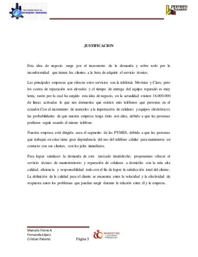 Ejemplo De Justificacion De Compra De Un Equipo - Ejemplo 