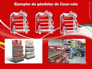 Ejemplos de góndolas de Coca-cola 