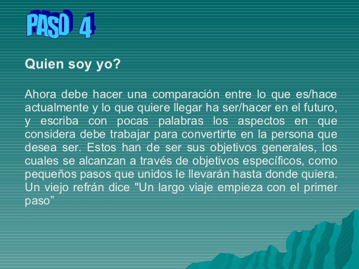 Quien Soy Yo Ejemplo Proyecto De Vida Ejemplo Sencillo