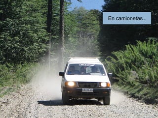 En camionetas... 