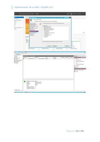 Implementación de una Red – COLARA S.A.C
P á g i n a 141 | 154
 