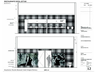 Arquitectos: Ricardo Abuauad / Javier Vergara Petrescu RESTAURANT SOFIA JOTTAR BAÑOS RESTAURANTE SOFIA JOTTAR 