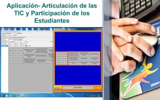 Aplicación- Articulación de las 
TIC y Participación de los 
Estudiantes 
 