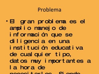 Problema ,[object Object]