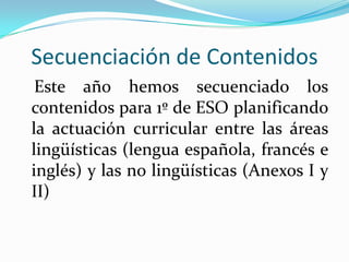 Preparación de materiales y de unidades bilingües (auxiliar de conversación)