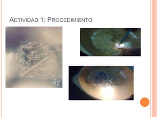 ACTIVIDAD 1: PROCEDIMIENTO
 