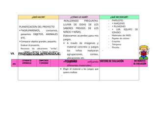 Proyecto de Aprendizaje: Juegos Matemáticos para Niños de 3 Años en La ...