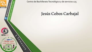 Centro de BachilleratoTecnológico y de servicios 125
JesúsCobosCarbajal
 