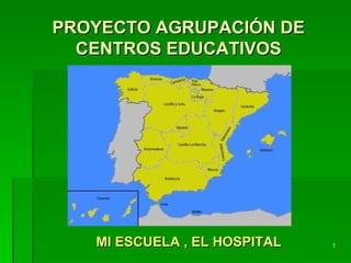 PROYECTO AGRUPACIÓN DE
  CENTROS EDUCATIVOS




   MI ESCUELA , EL HOSPITAL   1
 