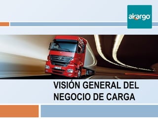 VISIÓN GENERAL DEL 
NEGOCIO DE CARGA 
 