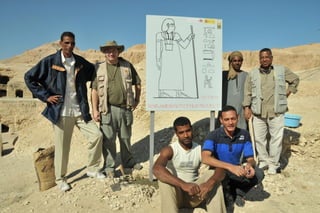 Proyecto Amenhotep Huy, campaña 2009, 7 diciembre
