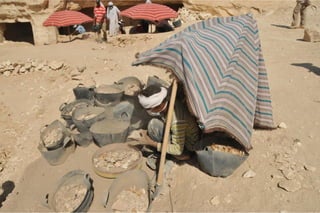 Proyecto Amenhotep Huy, campaña 2010, 25 octubre