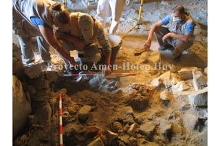Proyecto Amenhotep Huy, diario de excavación del 4 de diciembre