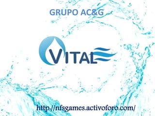 GRUPO AC&G
http://nfsgames.activoforo.com/
 