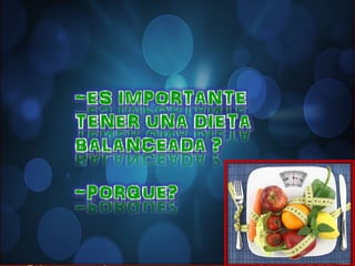 LA NUTRICION
