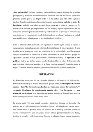 Proyecto articulación