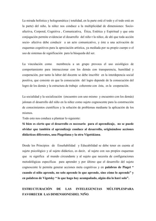 Proyecto articulación