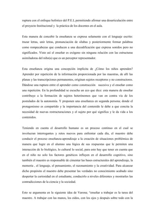 Proyecto articulación