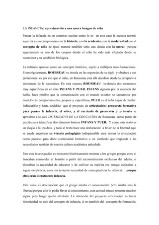 Proyecto articulación