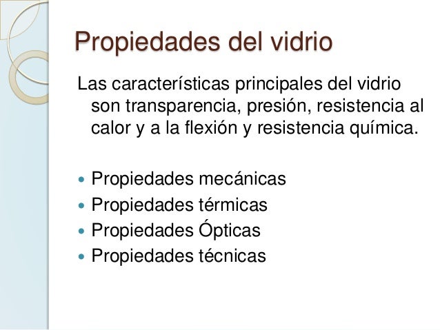 Vidrio
