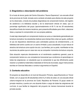 Aula Custom Software PROYECTO MARLENY HERNANDEZ LEER PARA CRECER | PDF