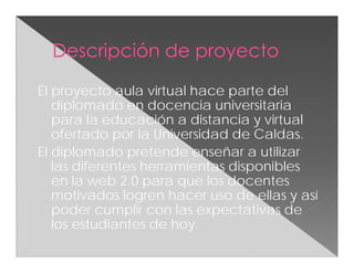 Proyecto aula virtual | PDF