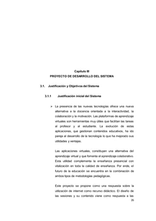 Proyecto aula virtual | PDF