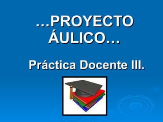 … PROYECTO ÁULICO… Práctica Docente III. 