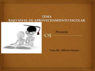Proyecto
*Ana Ma. Milanez Ramos
 