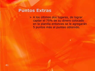 Segundo Lugar 40 pts.