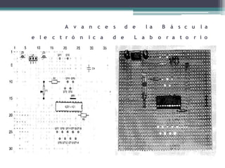 A v a n c e s d e l a B á s c u l a
e l e c t r ó n i c a d e L a b o r a t o r i o
 