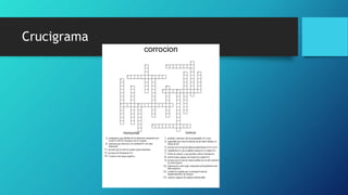 Crucigrama
 