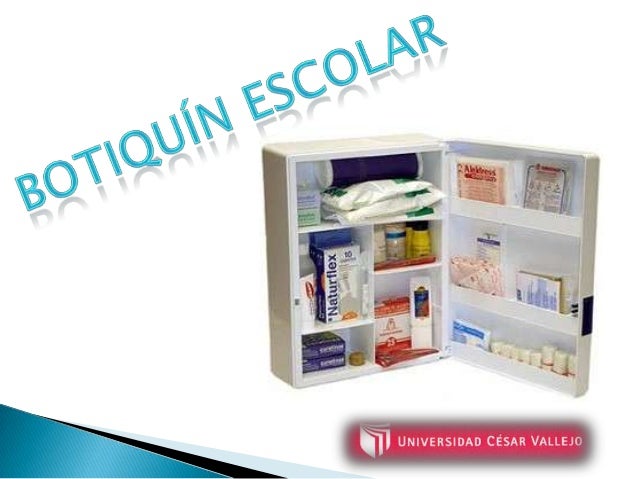 Proyecto botiquín escolar