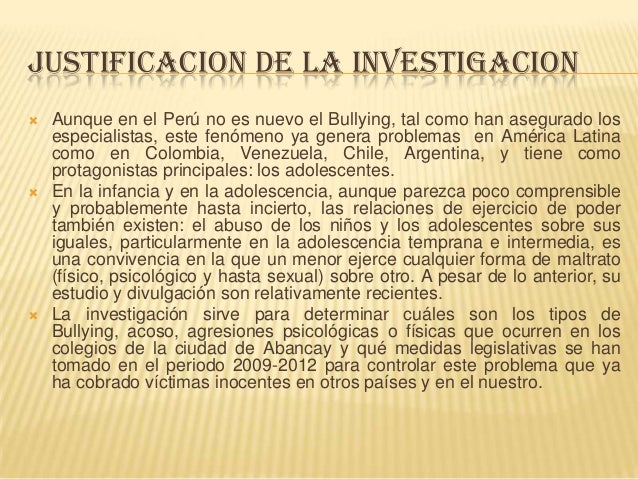 Trabajo De Metodología Dela Investigación Sobre El Bullying