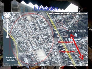 Ubicación Escuela España Pedro de Valdivia Chiguayante Concepción 