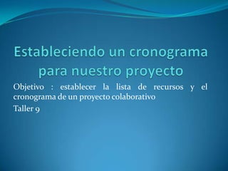 Que tan convincentes son los objetivos 