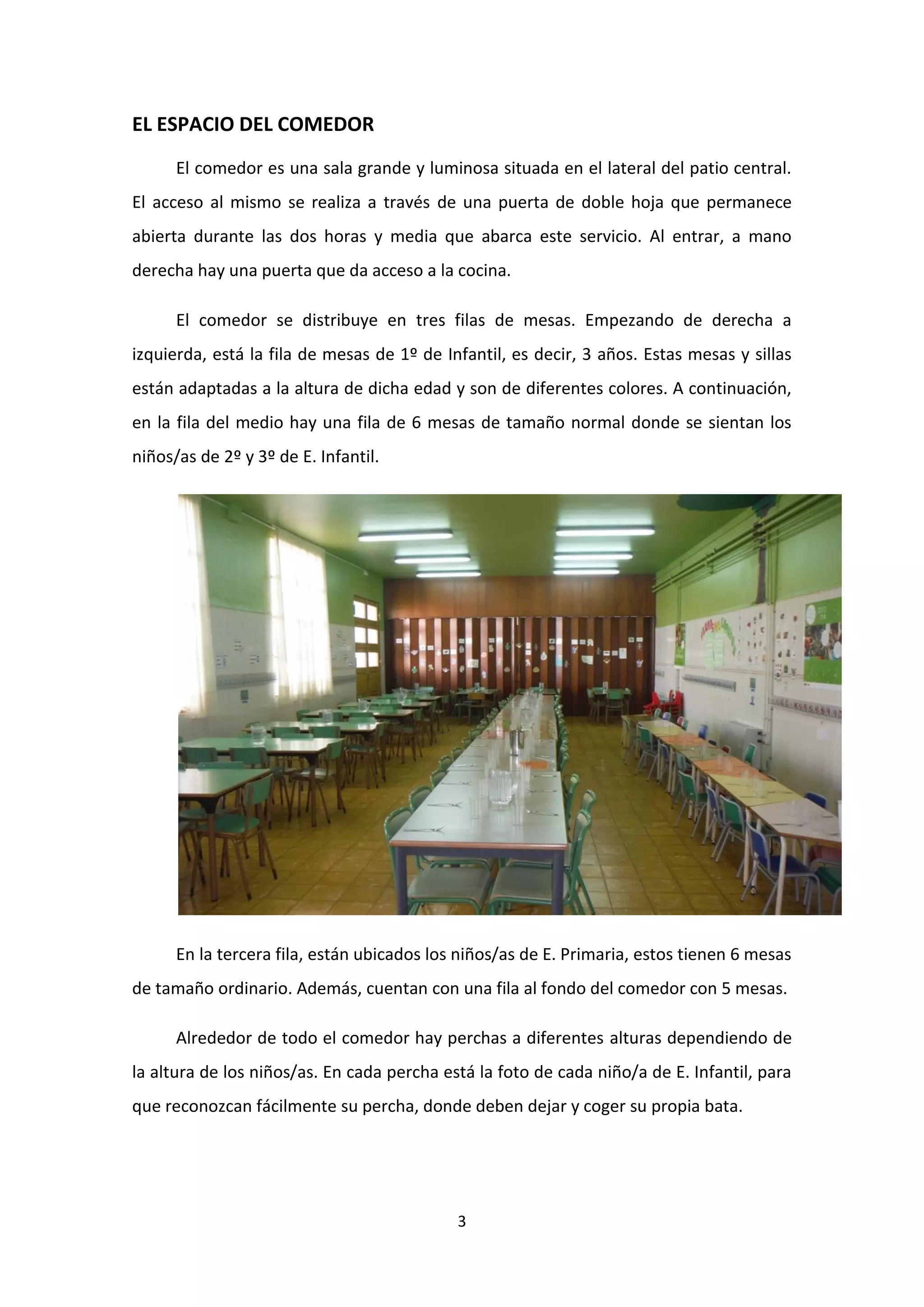 Proyecto Comedor Escolar 2013-2014