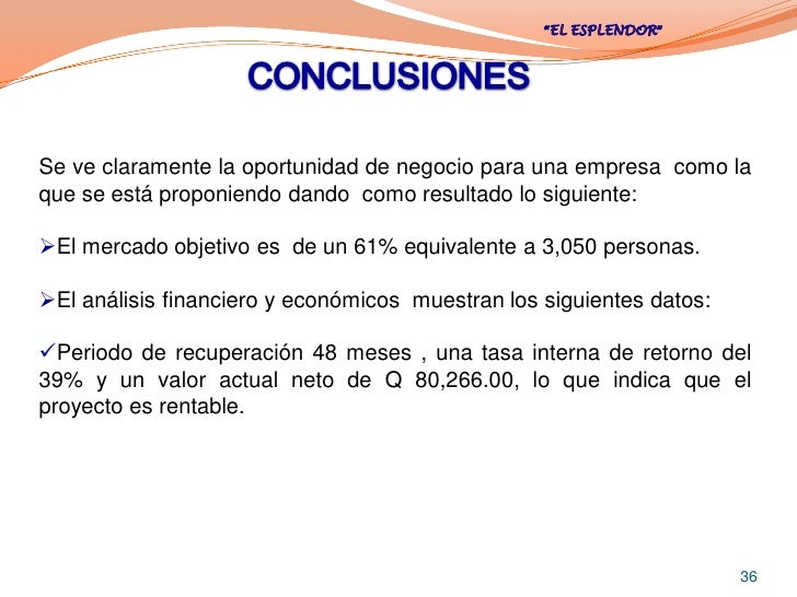 Proyecto Comida El Esplendor
