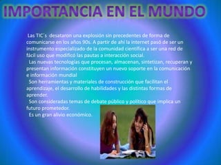 Dan el potencial a las personas a través de redes de apoyo a intercambiar y discutir nuevas ideas.