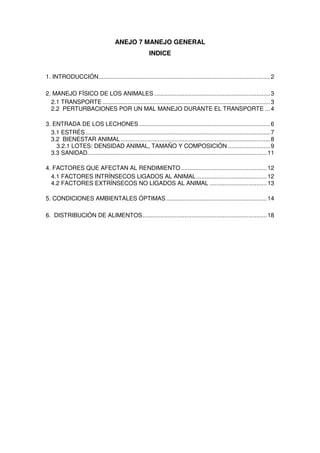 Anejo 6 Purín
Proyecto de construcción de una explotación porcina de cebo para 1.950 plazas ubicada en
el T.M de Castel de Cabra (Teruel)
3
La alimentación seca puede suministrarse en forma de harina o gránulo.
La harina presenta el problema de compactación en el comedero y además se
pueden producir pérdidas de alimento tanto en el suministro como a causa del
comportamiento de los animales durante su consumo, aumentando de este
modo el contenido en materia seca de los purines y su composición en
nutrientes. Con la alimentación húmeda es necesario proporcionar más
cantidad de agua por kg de alimento que con la seca. La alimentación húmeda
va acompañada de una producción de purines mayor en volumen pero con
menor cantidad de nitrógeno y fósforo al elevar la digestibilidad del alimento
frente a la seca.
Habitualmente el sistema de limpieza de las naves se realiza con agua a
presión. Trabajando con altas presiones y bajos caudales, se ahorra agua y
tiempo de limpieza, pero además se reduce un importante volumen de agua, lo
cual, implica una disminución de la concentración del purín de nutrientes. En
relación al tipo de balsas lo ideal es que éstas sean cubiertas pero bien
ventiladas. La principal ventaja es que no entra agua de lluvia, no alterando así
ni la concentración ni el volumen del purín existente en la fosa.
Como conclusión a todo lo anterior, se puede decir que la mejor
recomendación es realizar un análisis de comprobación de la composición del
purín que se esté produciendo en la explotación. Unos valores medios
orientativos, de los elementos nutritivos que suele presentar el purín son:
ELEMENTOS NUTRITIVOS (g/l)TIPO DE GRANJA
N P2O5 K2O
Cebadero 6,5 5,9 4
Producción de
lechones
3,5 3,3 2
Ciclo cerrado 4 3,7 2,3
 
