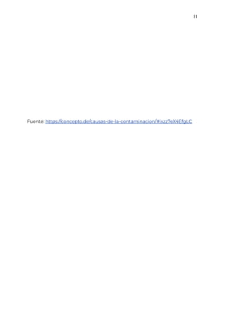 11
Fuente: https://concepto.de/causas-de-la-contaminacion/#ixzz7eX4EfgLC
 