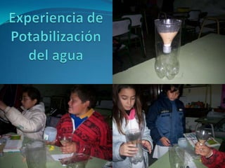 Experiencia de Potabilización del agua
